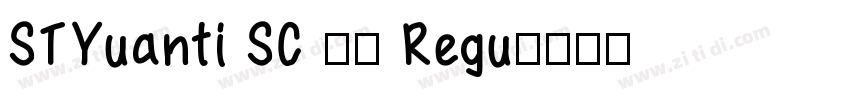 STYuanti SC 80 Regu字体转换